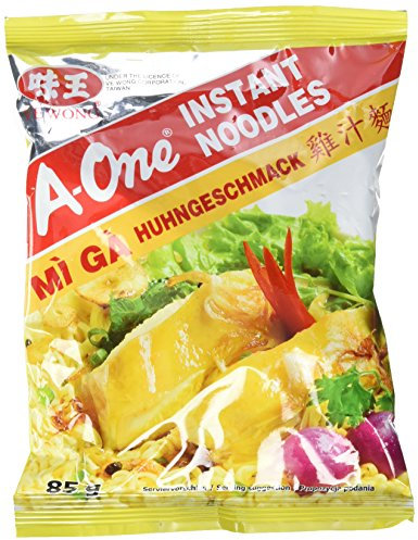 A-ONE Instantnudeln, Huhn, 30er Pack (30 x 85 g Packung)
