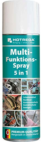 HOTREGA Multi-Funktions-Spray 5 in 1 | 300 ml | Schmiermittel & Rostlöser | Kontaktspray für Schließzylinder | Silikonfrei | Korrosionsschutz & Reinigung | Werkstatt, Fahrzeug oder Gartengeräte