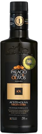 Palacio de los OlivPalacio de Los Olivos - Aceite De Oliva Virgen Extra Picual Gourmet - Prensado en Frío, Recolección Temprana - Botellas de 250 ml