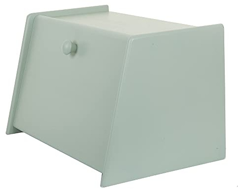 Apollo 3495 Bread Bin Dropfront Mint, Wood, Green, 39.5x24.5x20