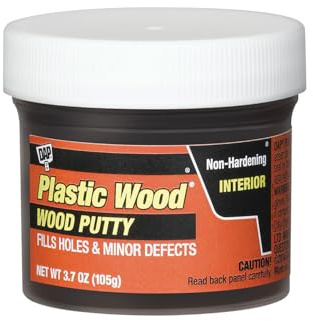 DAP Plastic Wood Wood Putty, Ebony, 3.7 oz (7079821266)