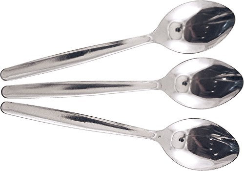 Chef Aid Stainless Steel Teaspoons, Everyday Essenital Items and perfect for making and serving Tea, Set of 3 Spoons