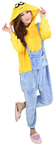 Everglamour 5055601171036 Onesie/Body Suit, Unisex-Adult, Small,Blue, Yellow
