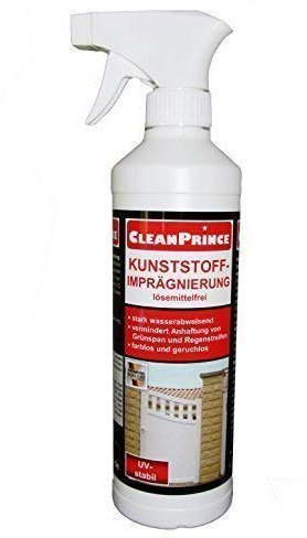 500 ml Kunststoffimprägnierung Kunststoff-Imprägnierspray farblos geruchlos schmutzabweisend UV-stabil ohne Lösemittel Plastik Plastic Weatherproofer Imprägnierung
