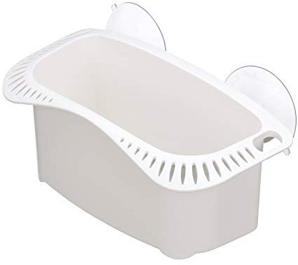 attwood 11849-2 Support de cockpit, peut contenir du matériel de pêche et des articles personnels, fentes pour plus de 22 leurres, plastique blanc, taille unique