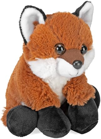 Wild Republic 16268 Hug'ems Plüschtier, Kuscheltier, Fuchs 18cm