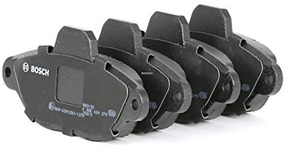 BP190 - Auto Bremsbeläge vorne - Bosch-Qualität - für leises Bremsen mit wenig Staub - ECE-R90 zertifiziert - kupferfrei - 1 Set mit 4 Bremsbelägen - mit Zubehör