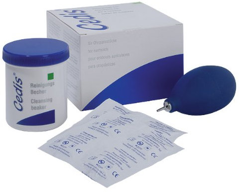 Original Cedis Reinigungsset für alle Hörgeräte hinter dem Ohr (HdO) - Cedis-Nr. 87000