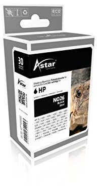 Astar AS15043 Tintenpatrone kompatibel zu HP NO26 51626A, 800 Seiten, schwarz
