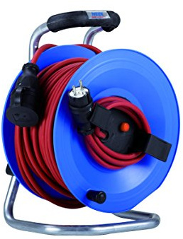 HEDI G2Y50NTF010 Geräte-Kabeltrommel, 250 V, blau, schwarz