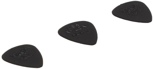 Ernie Ball Heavy Spritzguss-Nylon-Plektren Picks, 0,97 mm, Beutel mit 12 Stück
