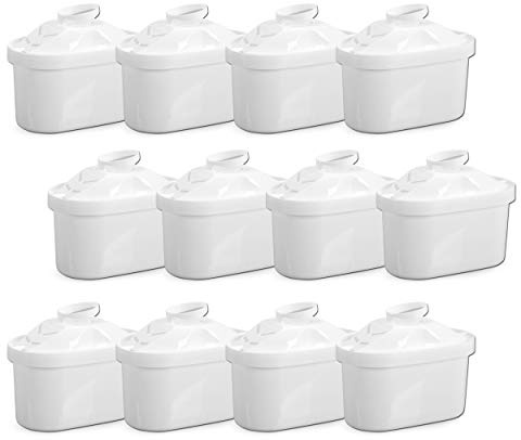 Finest-Filters Water Jug Filter Cartridges Compatible with Brita Maxtra Filter Jugs (12)