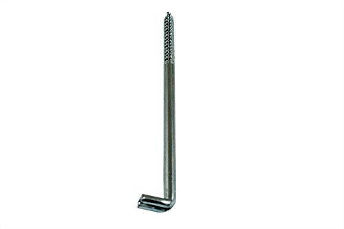 SN Schraubhaken/Wandhaken verzinkt gerade 120mm mit Schlitz (10 Stück)