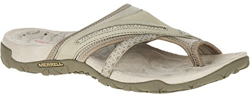 Merrell Women's Terran Post II Sandal, Taupe, 8 M US