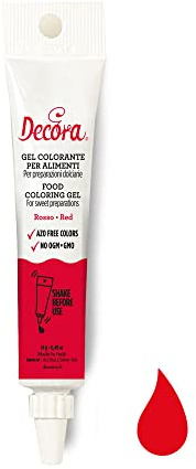 Decora 9600508 LEBENSMITTELFARBE GEL ROT 14 G