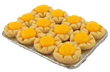 Puppenhaus Miniatur Küchenzubehör Kuchen of Lemon Quark Tarts