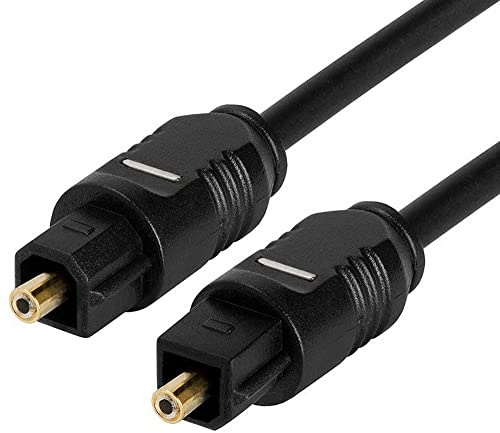 Techly 303140 Cavo Audio Ottico Digitale Toslink (SPDIF) M/M 0,5m ø 2.2mm Nero