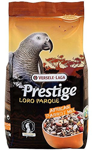 Versele-Laga Prestige Loro Parque African Parrot Mix | 2,5 kg | Alimento complementario para Loros africanos | Mezcla de Semillas enriquecida para una condición óptima