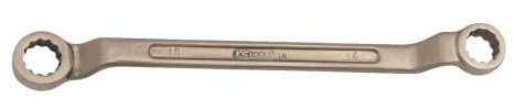 KS Tools 963.7434 BRONZEplus Doppel-Ringschlüssel gekröpft 70x80 mm