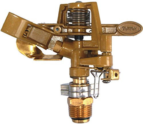 axel Garden - Aspersor de sectores de latón, conexión 1/2 m