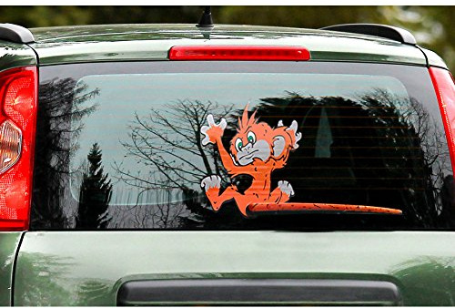 Funny Wipers Rear Window for Car Stickers, Monkey