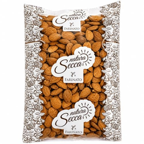 Mandorle Naturali Intere 950 g – Snack Nutriente Ricco di Proteine e Fibre – Ideali per Colazione, Sport e Cucina – Qualità Selezionata