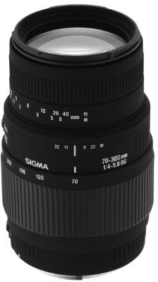 Sigma Autofokus-Zoom-Objektiv 70-300 mm / 4,0-5,6 DL für Minolta/Sony-Spiegelreflexkameras