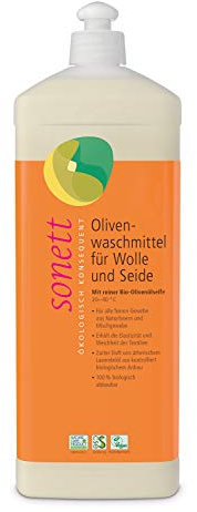 Sonett Olivenwaschmittel für Wolle und Seide, 1 Liter