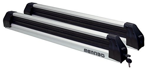 MENABO 14700000 Portasci da Barra per 6 Paia di Scii o 4 Snowboard