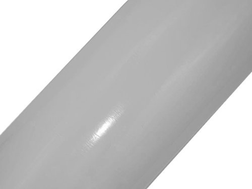 d-c-fix Möbel-Klebefolie Grau Hochglanz 45 cm x 15 m | abwaschbare und selbstklebende Deko-Folie für Küche, Schrank, Tisch & Fensterbank - modern & nachhaltig