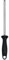 ZWILLING Wetzstahl aus geriffeltem, hoch karbonisiertem und hartverchromtem Stahl, Länge: 21 cm, Kunststoffgriff mit Aufhängöse, Schwarz [Made in Germany]