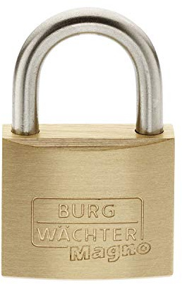 Burg-Wächter Vorhängeschloss-Set, 2er-Set, DUO 400 20 26 SB, Inkl. 2 Schlüssel, Bügelstärke: 3,5 mm