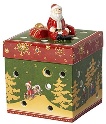 Villeroy & Boch 14-8327-5404 Christmas Toys Paket - Teelichthalter - Schneespaß - Porzellan - 9 cm