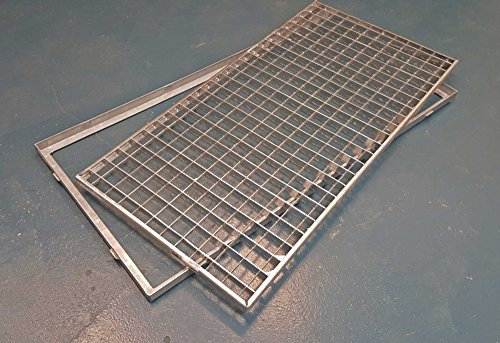 Format 4001990110126 Gitterrost, weit 30 x 30 mm, 100 x 50 cm