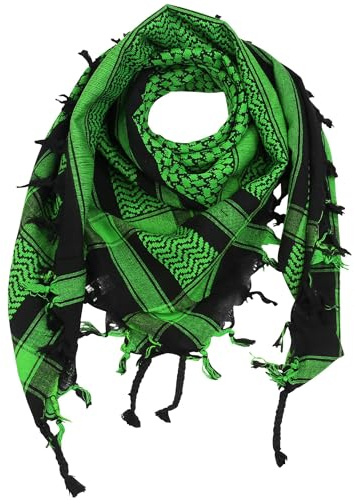 Superfreak Palituch - Grundfarbe schwarz - 10+ Farben - Pali Palästinenser Arafat Tuch - 100% Baumwolle