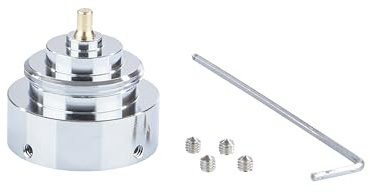 Eurotronic Danfoss RAV Metalladapter für Heizkörperventile 34 mm | Passend für Danfoss RAV Heizkörperventile, Adapter aus Metall, langlebig und robust, einfacher Austausch, Anschluss 34 mm