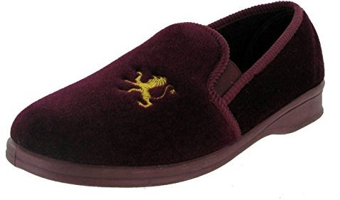 Mirak Mens Warminster Frank Embellished Soft Textile Slipper Brown