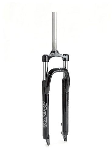 MVTEK, Forcella Ammortizzata a Molla 27,5 M-25 MTB Disco+Quick Unisex Adulto, Nero, Unica
