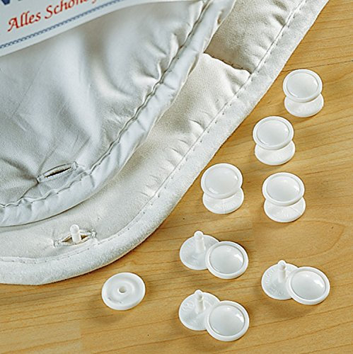 Unbekannt Ersatz-Steckknöpfe zur Zusammenfügung Ihres Vier-Jahreszeiten-Bettes - 12 Stück - Größe Ø ca. 2 cm