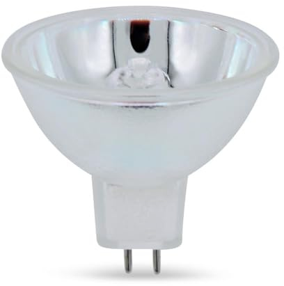 Technical Precision 100W 12V Bulb Replacement for Philips 409737 MR16 Fibre Optic Halogen Light Bulb - GZ6.35 Bi-Pin Base - Clear - 3400K - 1 Pack