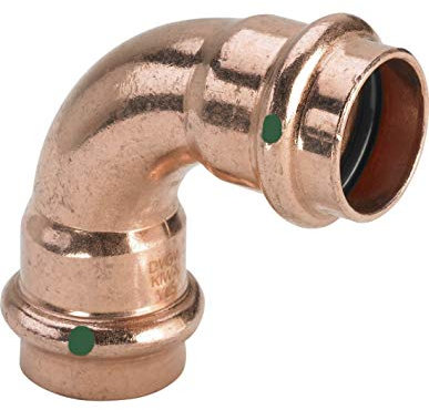 Viega - Coude 90 en cuivre a sertir FF diametre 14 modele 2416 443863