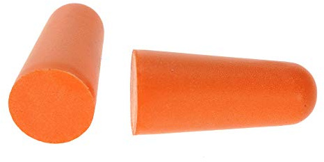 Portwest EP02 PU Foam Ear Plugs (200 Pairs) | Orange, One Size, CE Certified, EN 352-2, Hygienic Storage, Durable, Industrial