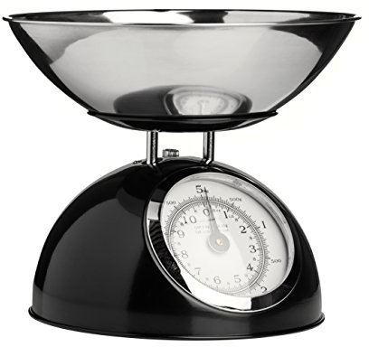 Premier Housewares Mechanical Kitchen Scale, 5 kg - Black