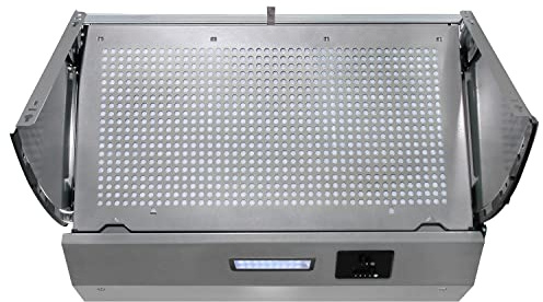 electriQ Integrated Cooker Hood 60cm Grey