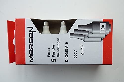 5X Sicherung DT II, Keramik 10A