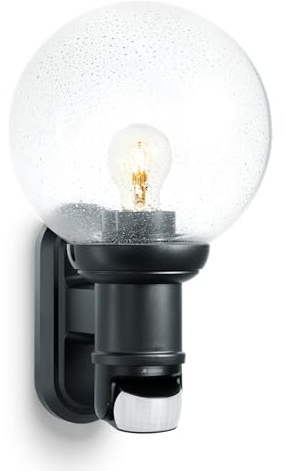 Steinel Außenleuchte L 560 S schwarz, max. 60 W, E 27 , 140° Bewegungsmelder, 12 m Reichweite, klassisches Design