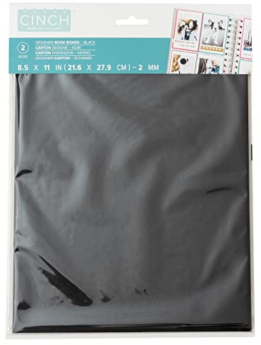 We R Memory Keepers Lot de 2 planches noires pour livres 21,6 x 27,9 cm