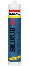 SOUDAL - Silicona neutra silirub 2+ transp.
