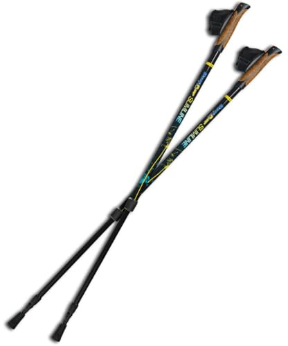 BungyPump Slimline – Gångstavar med 4 kg inbyggt motstånd & fjädring (95–135 cm), för daglig träning & rehabilitering, med korkhandtag & gummifötter
