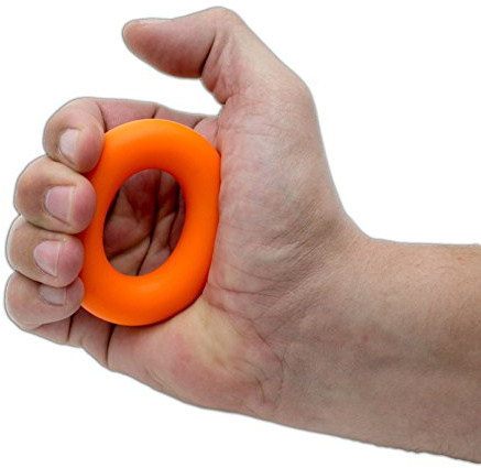 AFH Webshop Handtrainer | Fingertrainer | Grip Ring | Round (orange=Strong)
